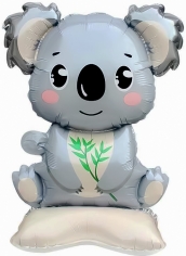 Шар Фигура 3D на подставке, Коала
